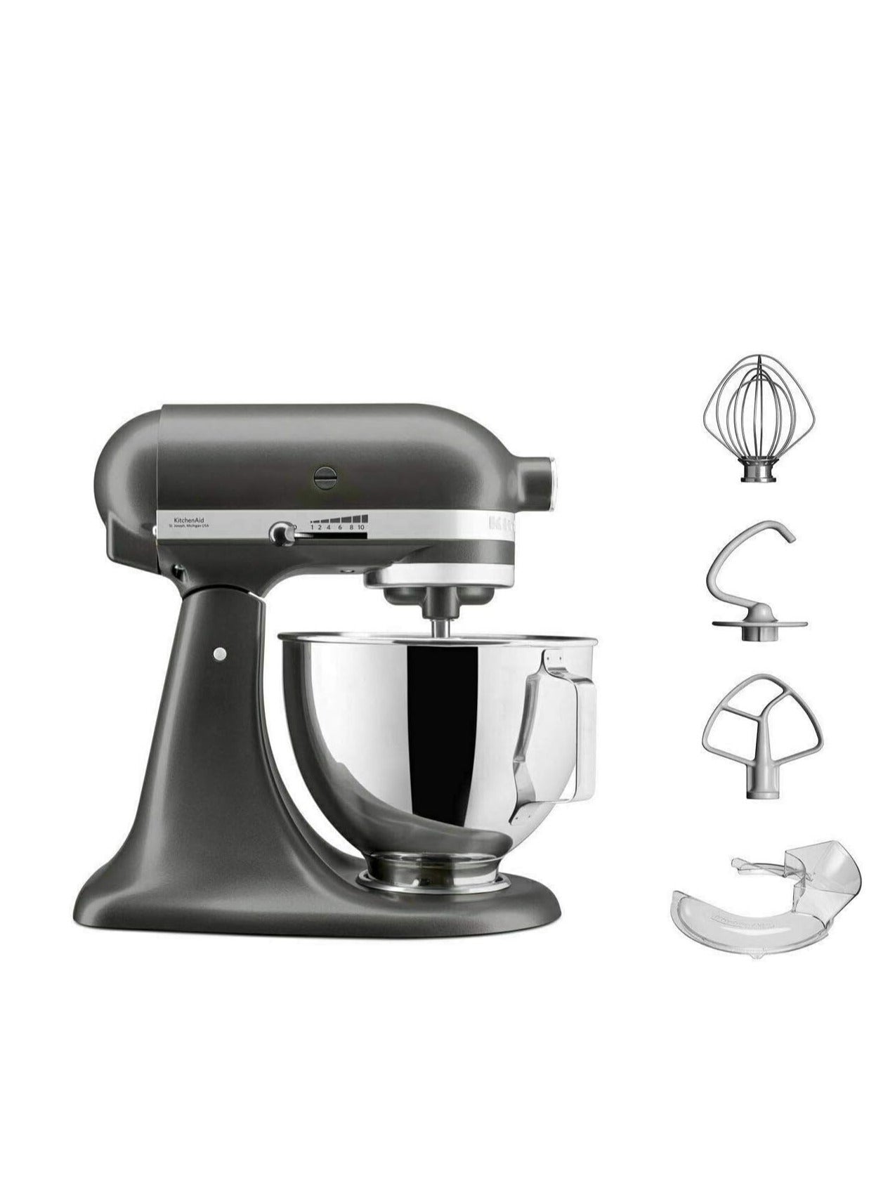 KitchenAid KitchenAid 5KSM95PS 4.3L Stand Mixer – Contour Silver – 5KSM95PSBCU – main product image