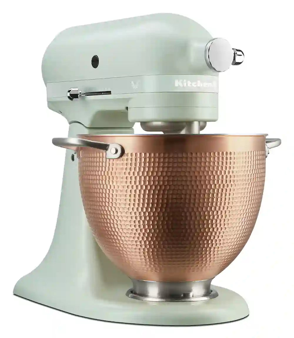 KitchenAid 5KSM180LEBLB Blossom Artisan stand mixer angled view